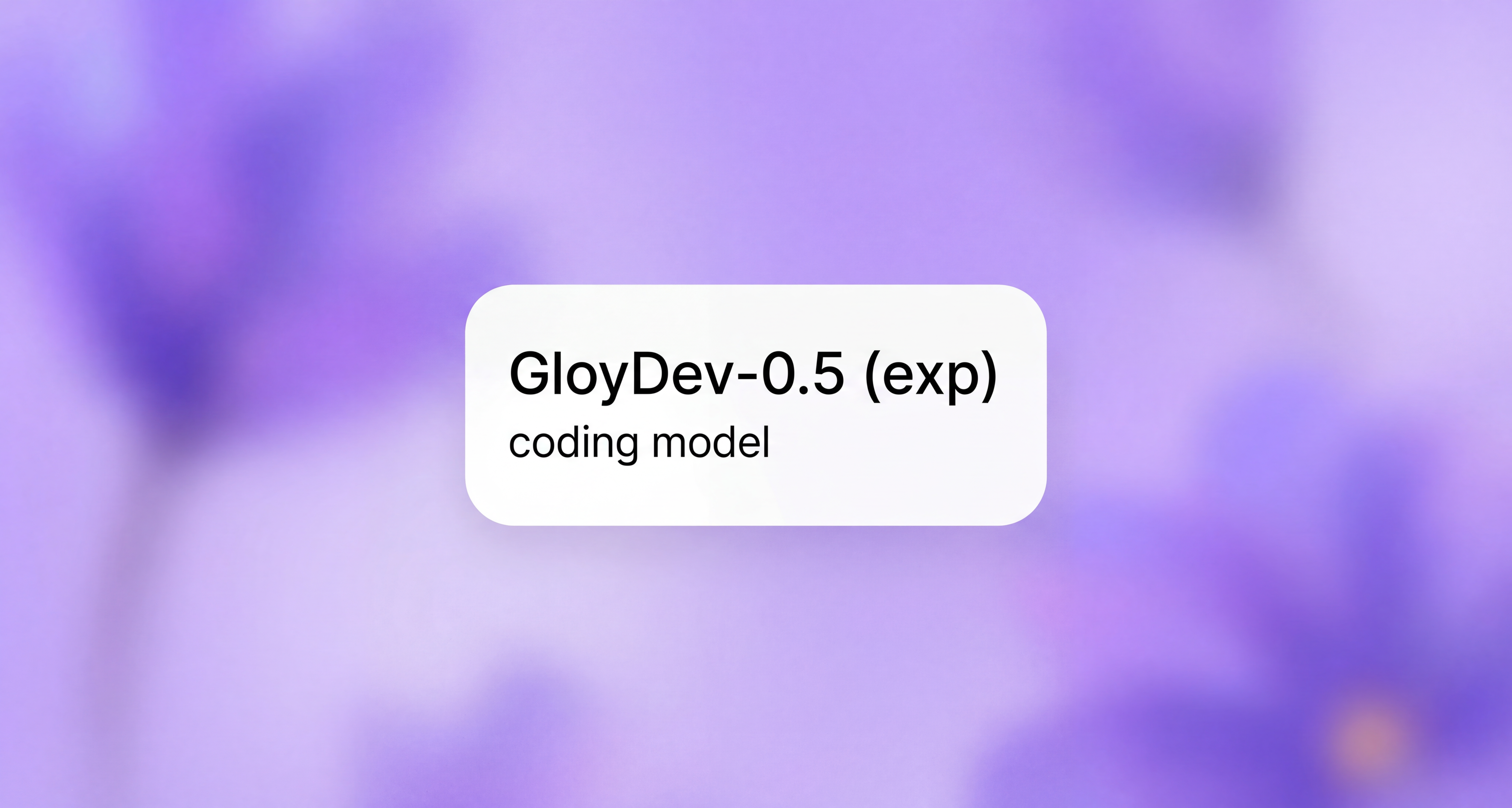 Gloy Dev 0.5 Exp